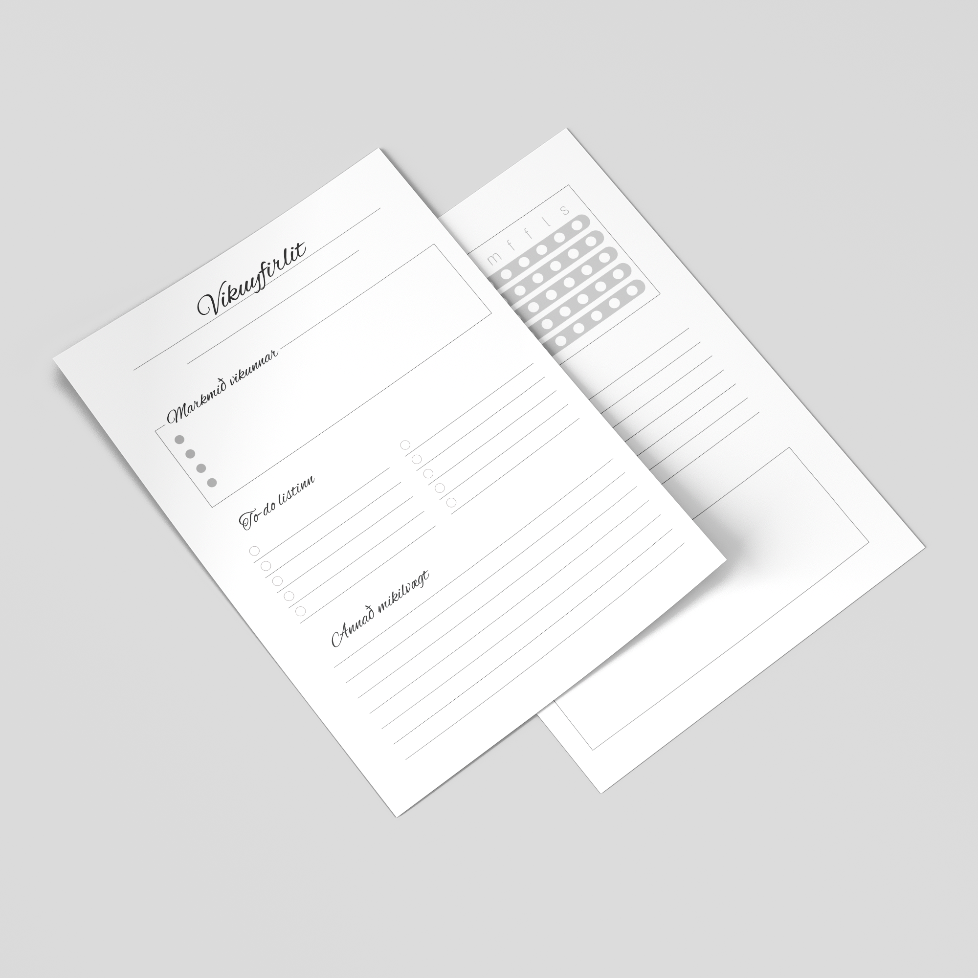 vikuyfirlit mockup