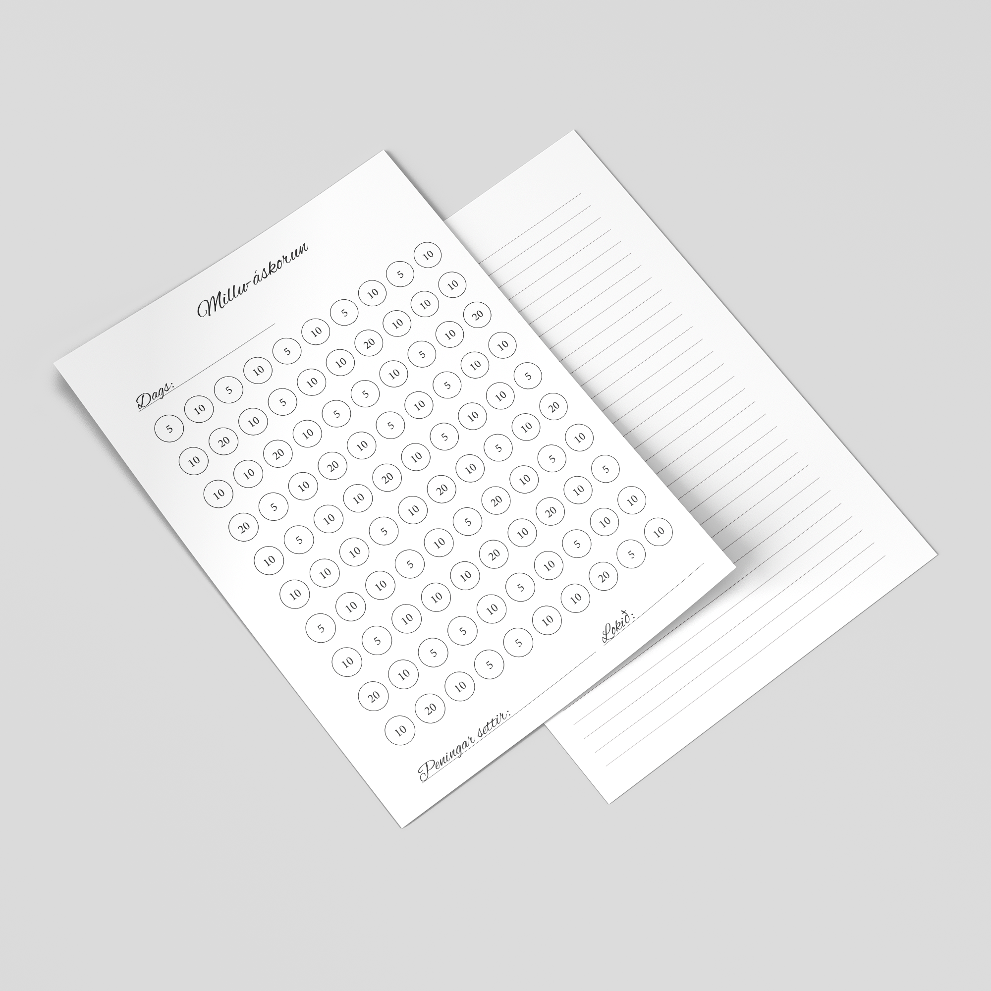 milluáaskorun mockup